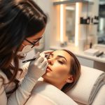 مرکز تخصصی آریش دائم نیلوفر کریمیان میکروبلیدینگ ابرو در مشهد عباس آباد