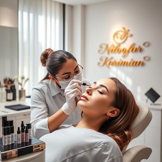 مرکز تخصصی نیلوفر کریمیان تتو ابرو در مشهد کوشش