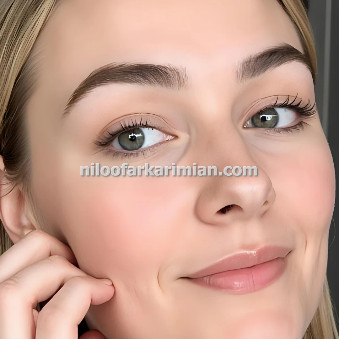 نیلوفر کریمیان خدمات میکروبلیدینگ ابرو مدرن در مشهد