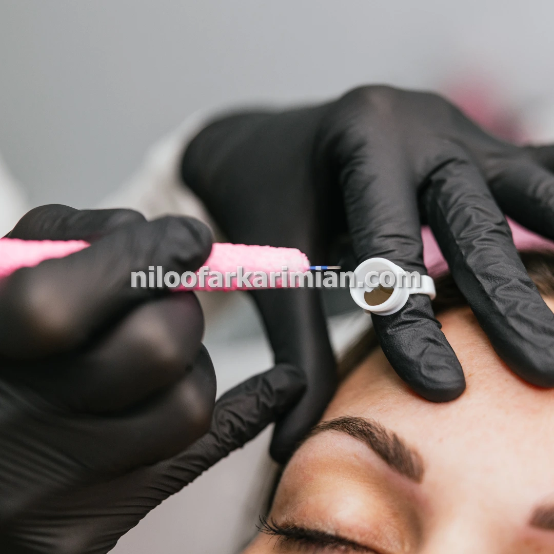 میکروبلیدینگ ابرو با ژست و طراحی اختصاصی در مشهد