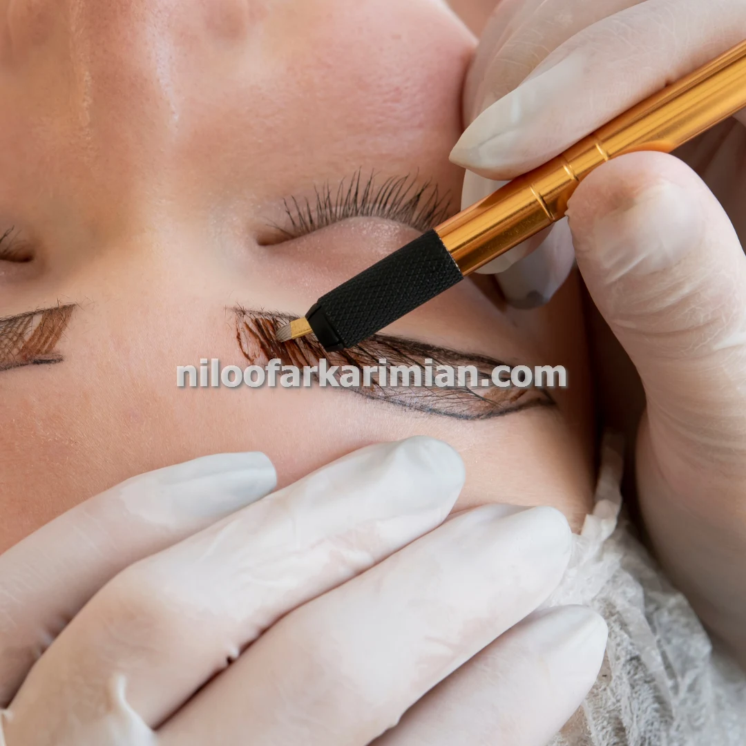 میکروبلیدینگ ابرو برای اصلاح نقاط کم پشت در مشهد