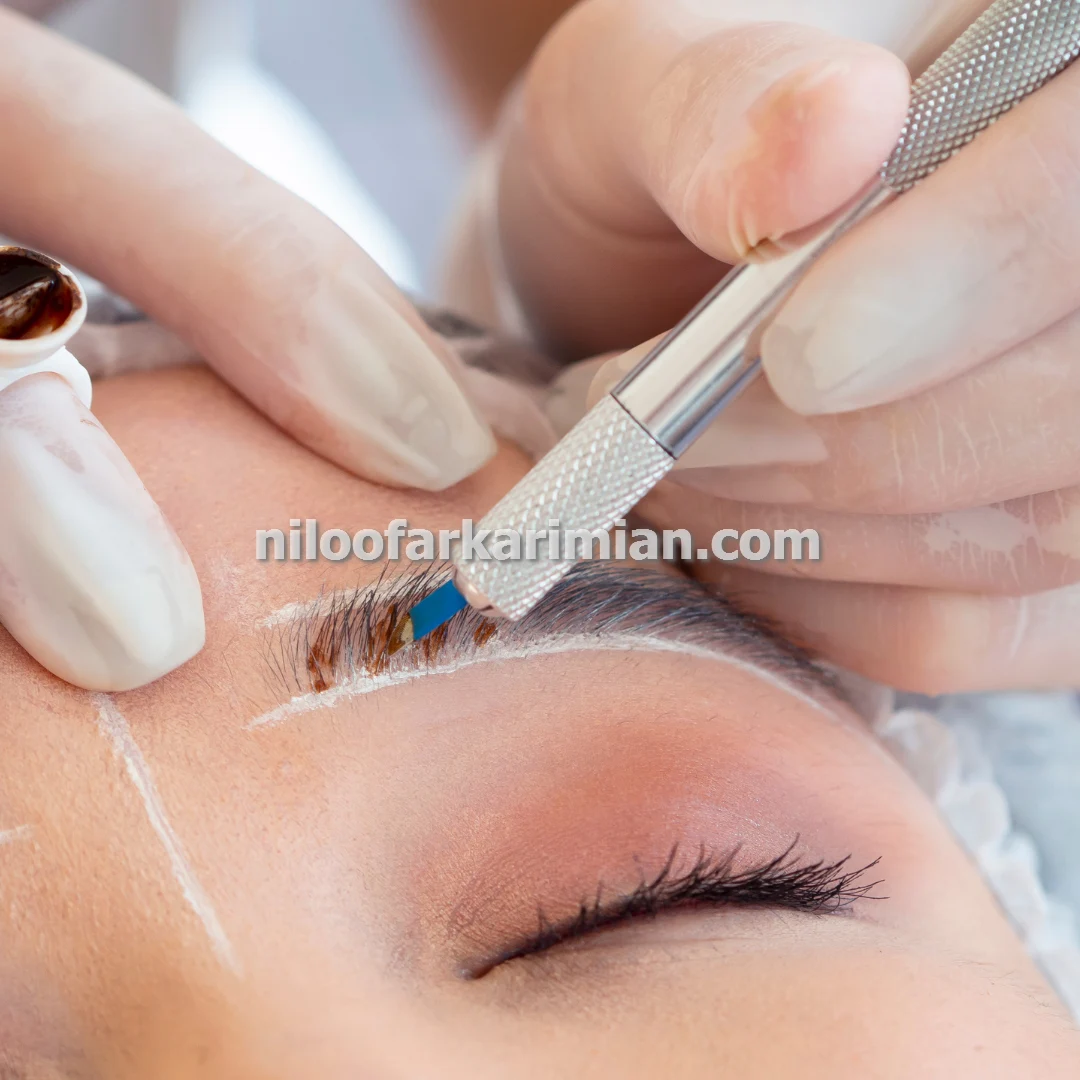 میکروبلیدینگ ابرو برای انواع فرم صورت در مشهد